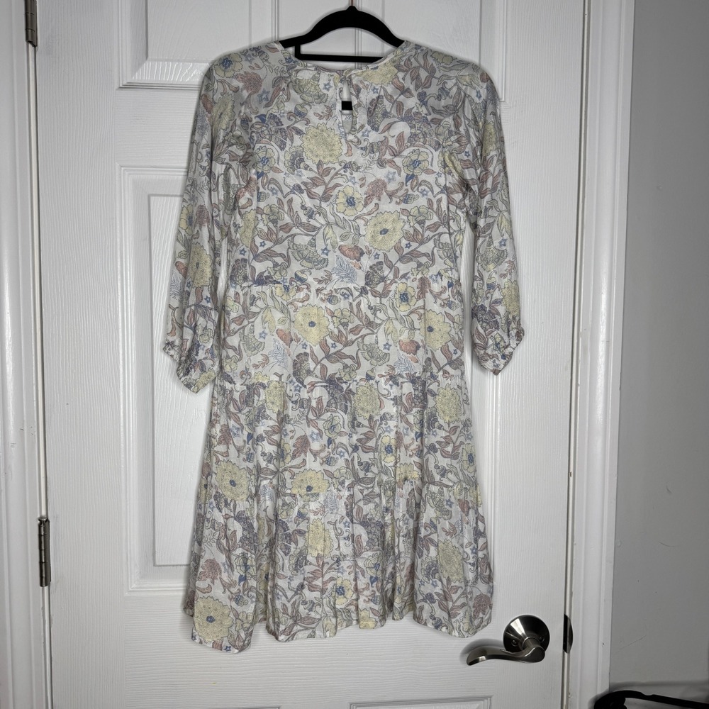 Roller‎ Rabbit Girls Size 10 Floral Long Sleeve Dress Viscose Easter Spring